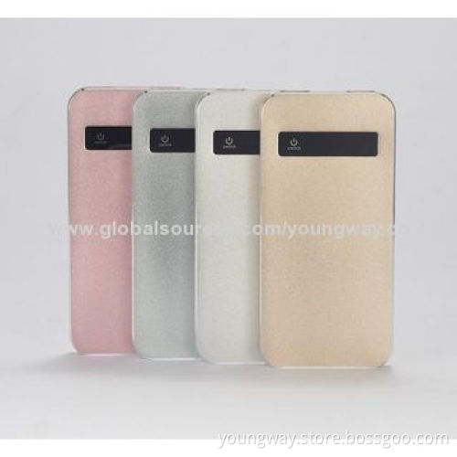 4000mAh High Capacity Power Bank, Dual USD Mobile Charger,Size: 126*61*9.5mmNew